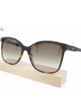 NEW Chloe Round Sunglasses with Brown Gradient Lenses